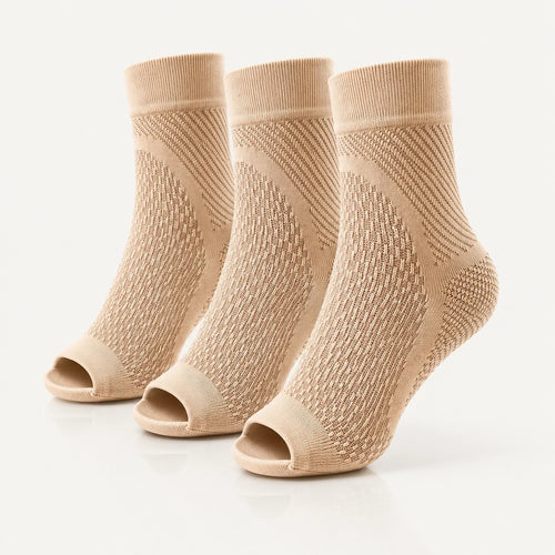 Compression Socks for Heel Pain & Plantar Fasciitis (Set of 3)
