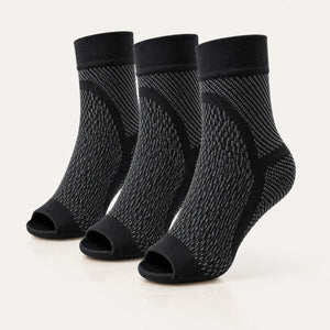 Compression Socks for Heel Pain & Plantar Fasciitis (Set of 3)