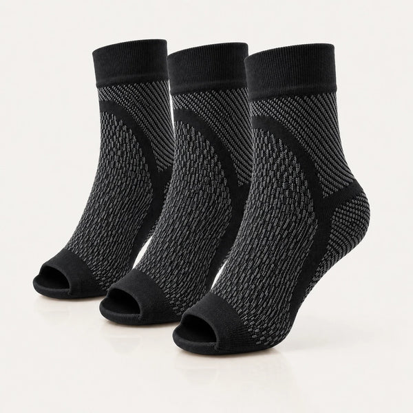 Compression Socks for Heel Pain & Plantar Fasciitis (Set of 3)