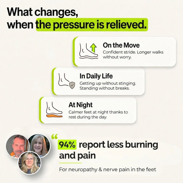 Relief Insoles for Neuropathy & Nerve Pain